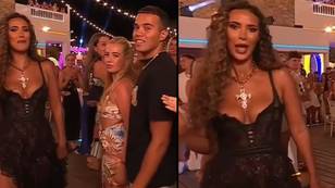 Maya Jama reacts to video of man checking her out in Love Island live final