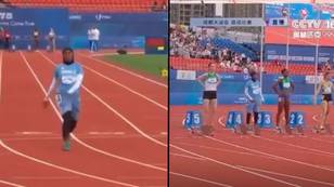Government apologises after untrained sprinter gets worst time ever at international 100m race