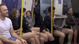 Hundreds of people going on London Underground in their pants for no reason at all today