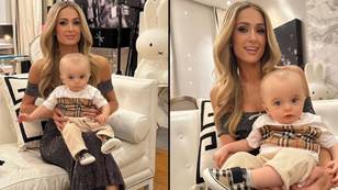 Paris Hilton hits back at cruel troll comments about the size of her son's head