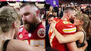 New video shares what Travis Kelce told Taylor Swift in emotional on-pitch moment after Super Bowl