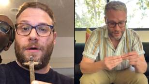 Two people paid $40,000 each to smoke weed with Seth Rogen and learn pottery