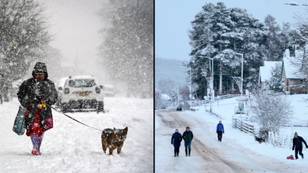 Every area set to be hit by heavy snow according to Met Office