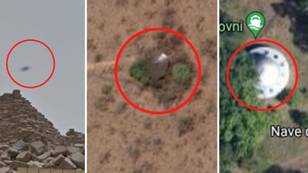 7 Of The Freakiest 'UFO Sightings' On Google Maps