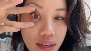 ​Woman’s Tip For Removing Contact Lenses Is Making People’s Lives Much Easier