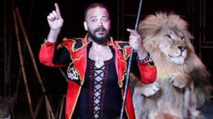 Circus Lion Attacks Trainer In Front Of Live Audience 