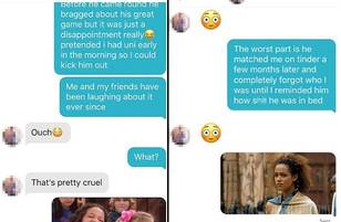 Guy Matches With Girl He's Already Slept With On Tinder So She Takes The Piss