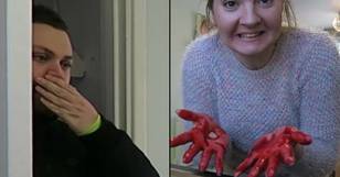 Girl Pranks Boyfriend With Knife Prank And It Totally Backfires
