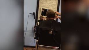 Bald Bloke Pranks Barber By Having Wig Cut As If It's His Real Hair