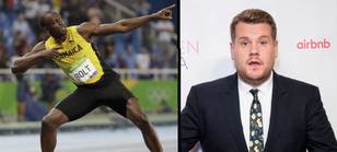 Watch Usain Bolt Roast James Corden Before Dropping The Mic