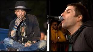 Johnny Depp and Liam Gallagher Had One Hell Of A Reunion At Glastonbury