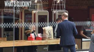 Prince William Caught Eyeing Up KFC During Royal Engagement In London