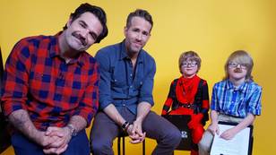 Ryan Reynolds And Rob Delaney Are Grilled By The Little LADs