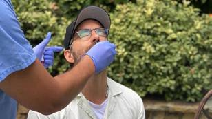 Blake Lively Photographs Ryan Reynolds Getting Coronavirus Test