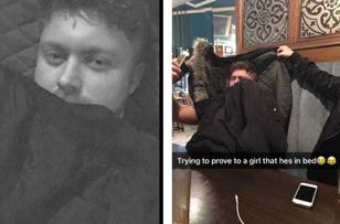 Man Pretends To Girlfriend He’s In Bed And Not In The Pub With Snapchat 