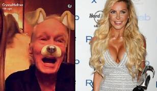 Hugh Hefner Responds To 'Dead Rumours' With Snapchat With His Wife