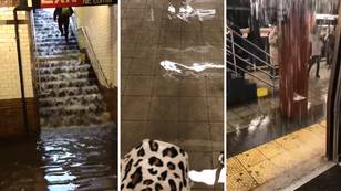 Subways In NYC Were Flooded As Huge Storm Ravaged US North-East