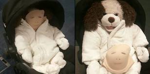 Girl Makes Fake Baby With Toy And Bra To Steal Sweets From Supermarket
