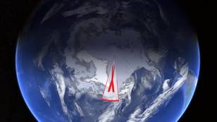 Conspiracy Theorists Are Frothing Over Weird X Over Antarctica On Google Earth