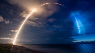 SpaceX's Starlink Launch Leaves Stunning Rainbow Cloud In The Sky