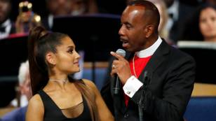 Bishop Apologises For Way He Touched Ariana Grande At Aretha Franklin's Funeral