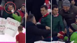 Fan Snatches Kimmich’s Shirt From Young Supporter, Other Fans Force Him To Give It Back