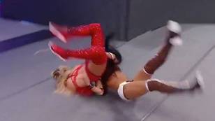 WWE Star Carmella Escapes Injury After Scary Royal Rumble Stunt Fail