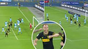 Christian Eriksen Scores From Direct Corner To Give Inter Milan Important Opening Goal Against Napoli