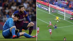 Barcelona's Official Twitter Account Respond To Thibaut Courtois' Lionel Messi Claim With Epic Video