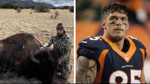 NFL Star Sparks Outrage Online For Killing A 2000-Pound Buffalo
