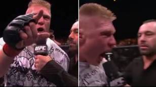 Brock Lesnar's X-Rated Post-Fight Interview At UFC 100 Even Freaked Out Joe Rogan