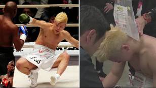 Tenshin Nasukawa In Floods Of Tears After Being Destroyed By Floyd Mayweather