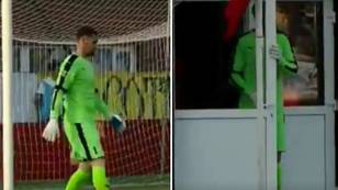 Watch: You May Have Missed The Greatest Bit Of Time-Wasting In Football