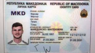 Chelsea Striker Timo Werner Has 'Received' A North Macedonian Identity Card Out Of Gratitude' Following Shocking Miss