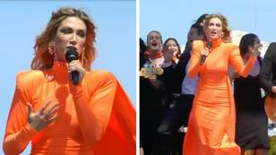 Aussie Singer Delta Goodrem Slammed By Fans For Her Melbourne Cup Performance