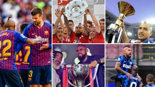 Gerard Pique Brutally Trolls Arturo Vidal After He Celebrates 12th League Title In 15 Years