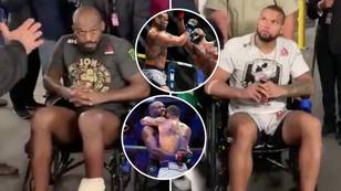 Jon Jones And Thiago Santos Both Left UFC 239 In Wheelchairs After Their Epic Clash