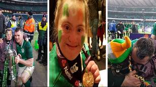 Irish Hero Peter O'Mahony Gives Six Nations Medal To Superfan Jennifer Malone