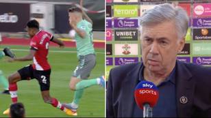 Carlo Ancelotti Says Richarlison And Jordan Pickford Incidents Might Have Played A Part In Lucas Digne's Red Card