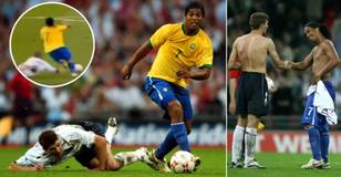 When Ronaldinho Made Steven Gerrard Fall Over With This Disgusting Nutmeg