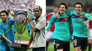 Xavi Says Ronaldinho Belongs Alongside Cristiano Ronaldo In The Tier Below Lionel Messi