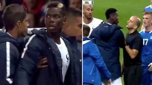 What Paul Pogba Did After Kylian Mbappe Was Snapped By Iceland Player