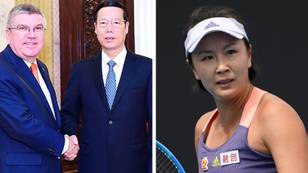 Damning Photo Resurfaces Of IOC Boss And Peng Shuai's Alleged Attacker