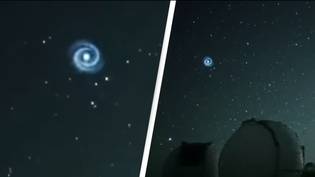 Mysterious blue spiral appears in the sky over Hawaii baffling onlookers