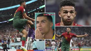 Cristiano Ronaldo's replacement, Goncalo Ramos, scores stunning hat-trick on his World Cup debut