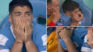 Luis Suarez in tears on the bench as South Korea beat Portugal to pip Uruguay to last 16