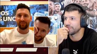 Lionel Messi joins Sergio Aguero's live Twitch stream and things got wholesome