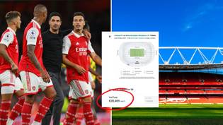 Arsenal fans left stunned as final home game tickets are being re-sold for more than €28,000