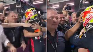 Formula One fans left unimpressed by Jos Verstappen's failure to congratulate Sergio Perez