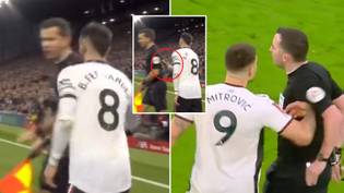 Aleksandar Mitrovic's red card called out for double standards after fans compare it with Bruno Fernandes' antics in Liverpool defeat